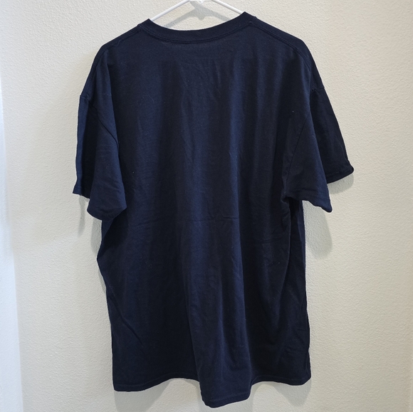 Gildan Los Angeles Rams Navy blue short sleeved Los Angeles Rams t-shirt size XL - Picture 2 of 3